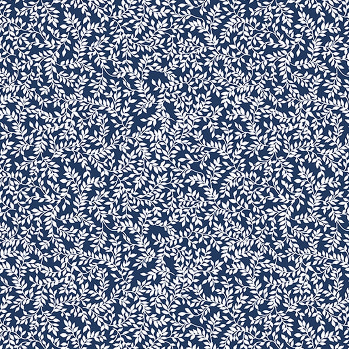 Classic Keepsakes in Blue 14649-55 Mini Ferns Navy Blue