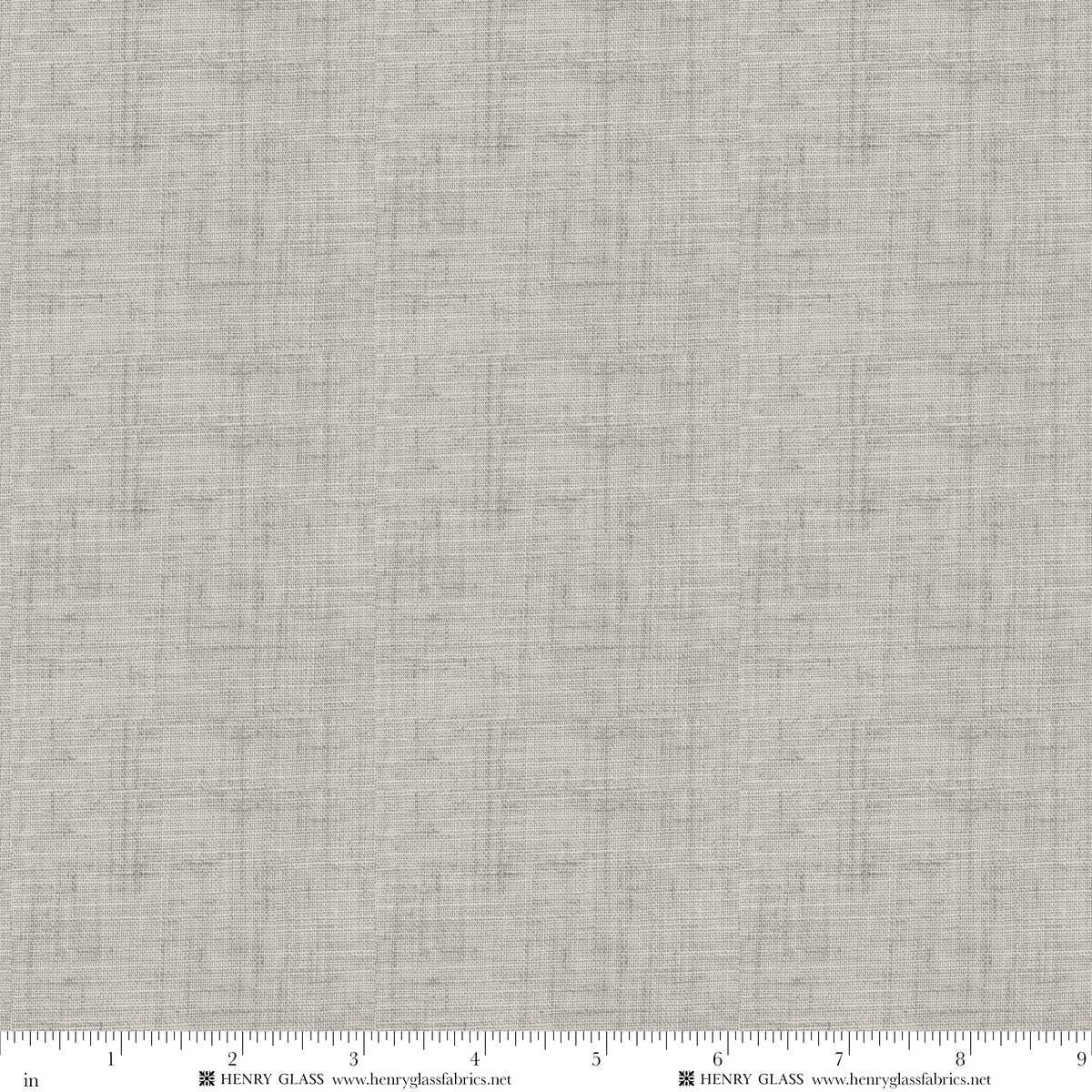 Fabric Henry Glass Dove Gray Timeless Linen Basics by the Quarter Yard 2338-90