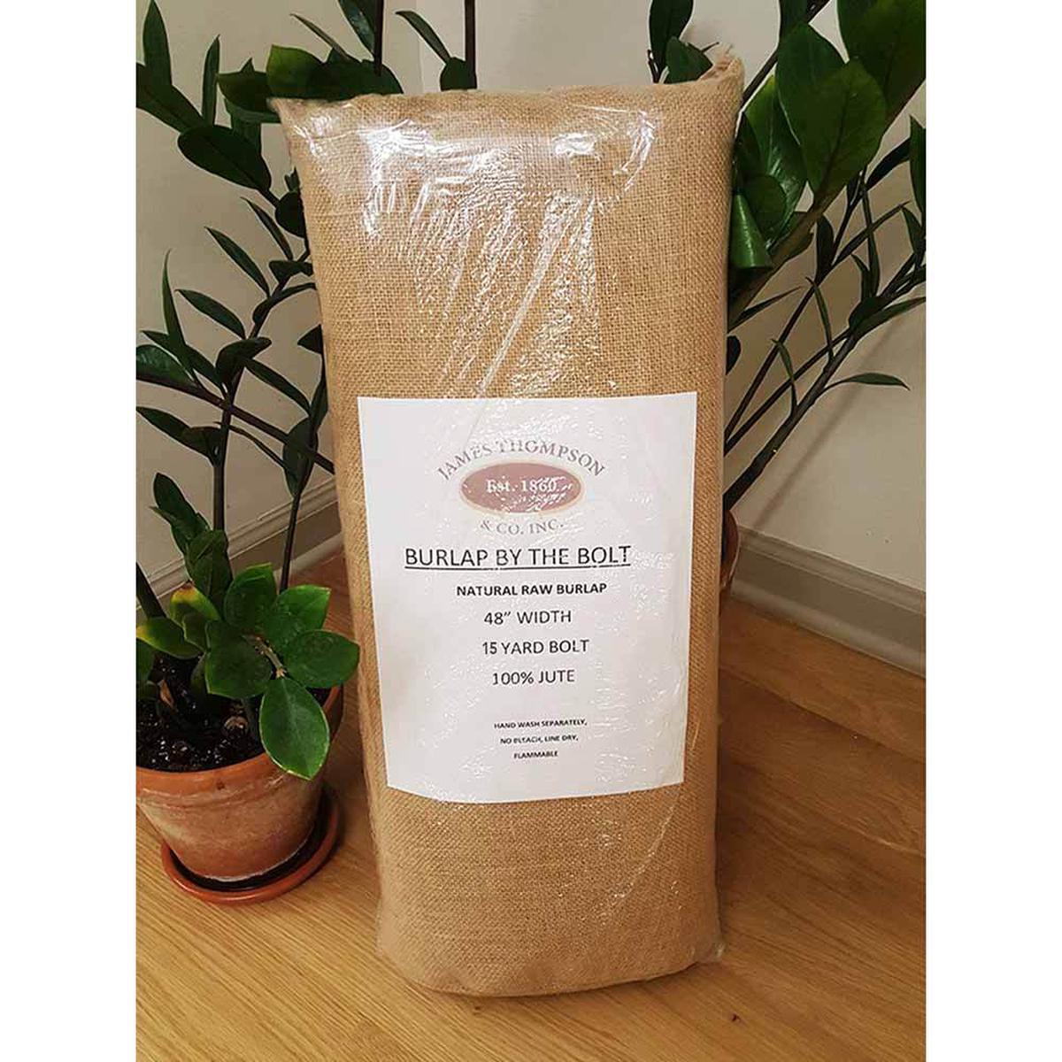 Natural Burlap - 48in Wide - James Thompson - Yardage