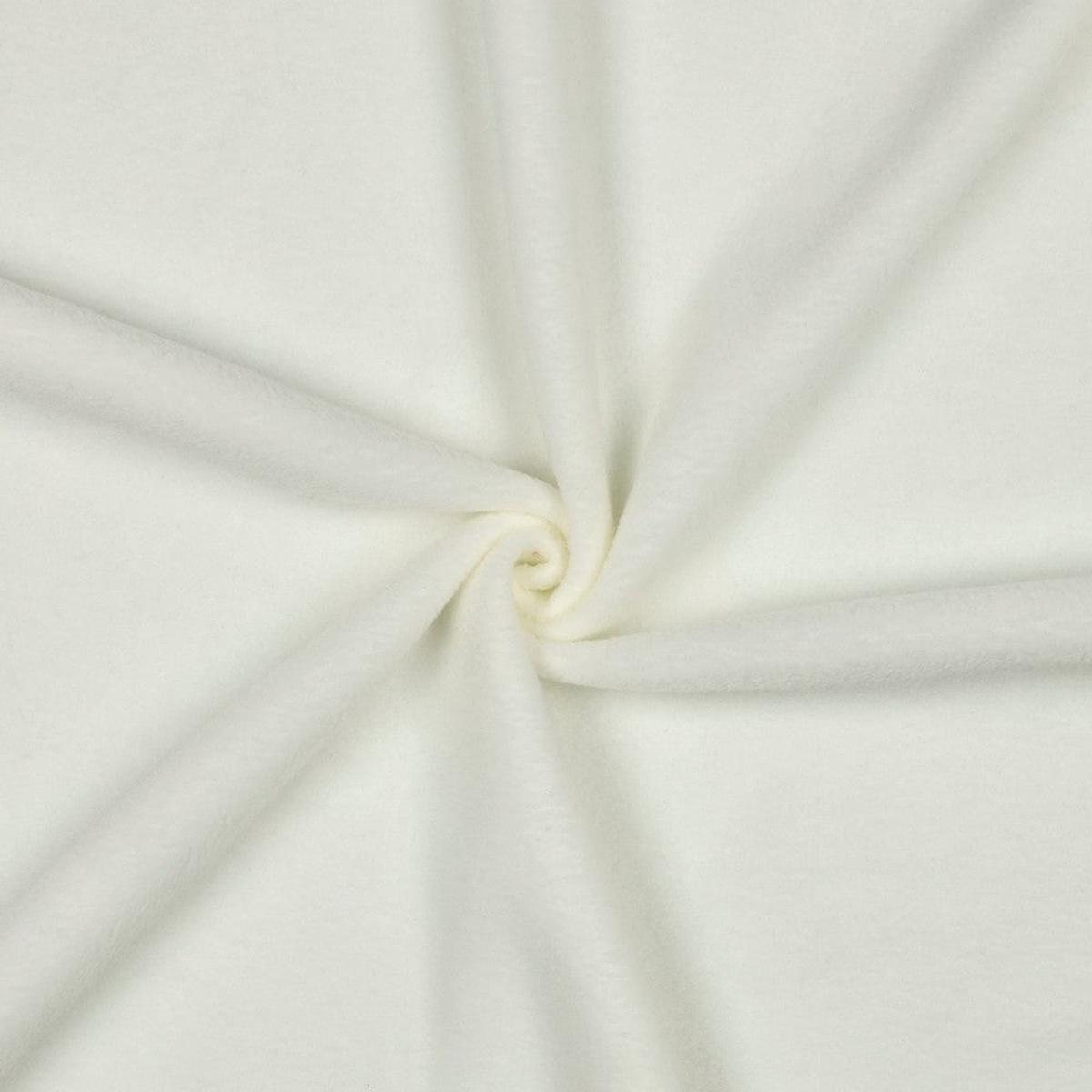Anti-Pilling Fleece, Milky White, 240 g/m