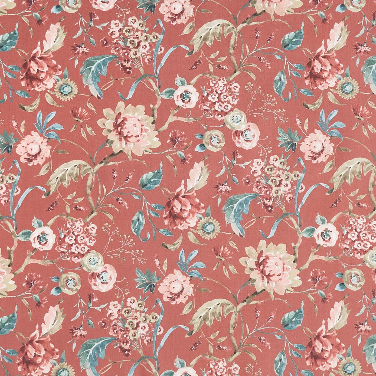 Season's Study - Floral Terracotta Yardage