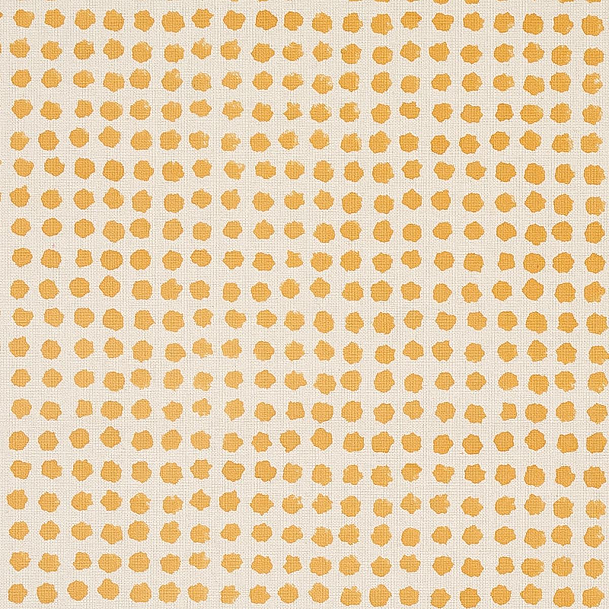 Seed Hand Block Print Mustard Fabric