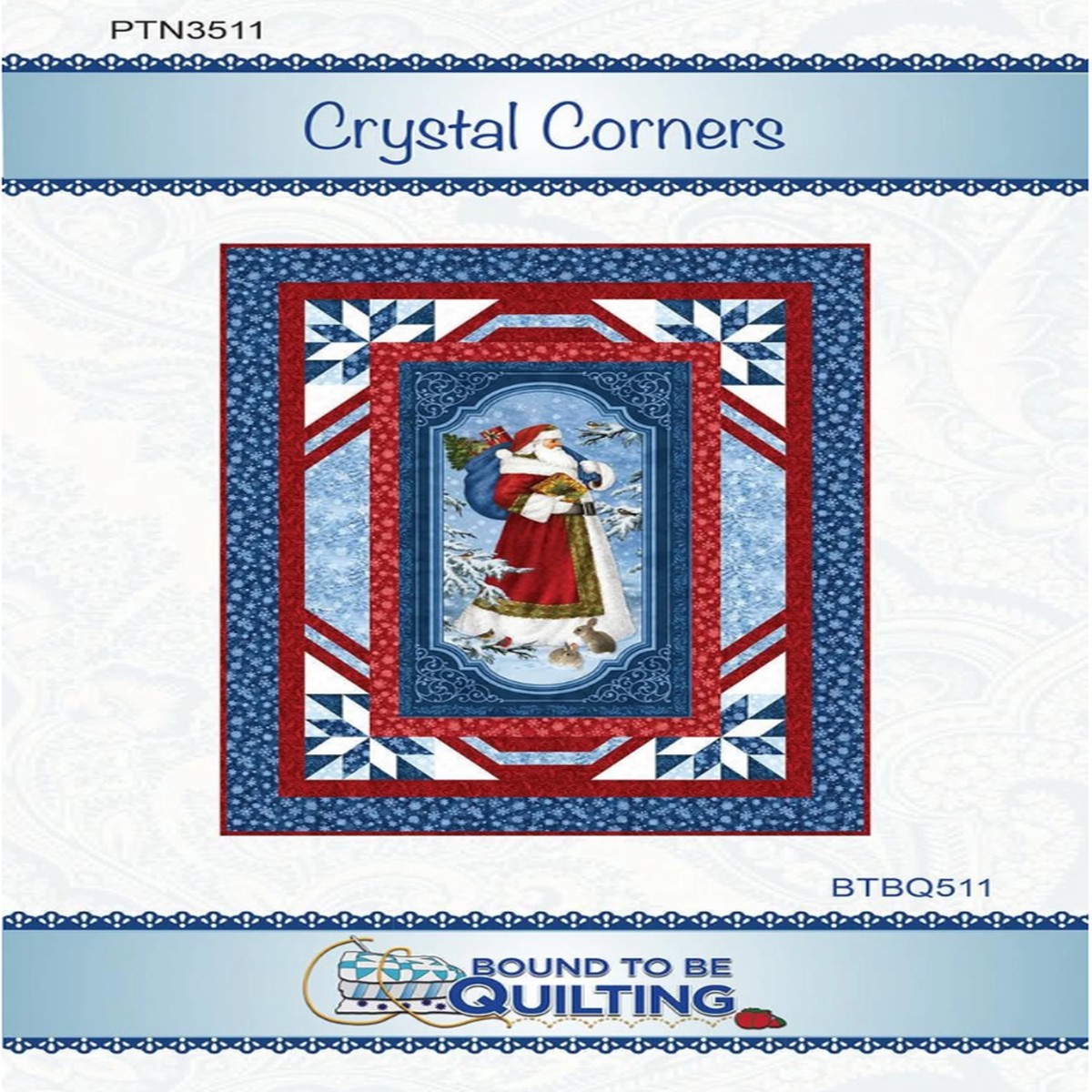 Crystal Corners Quilt - A Panel Pattern by Bound to be Quilting