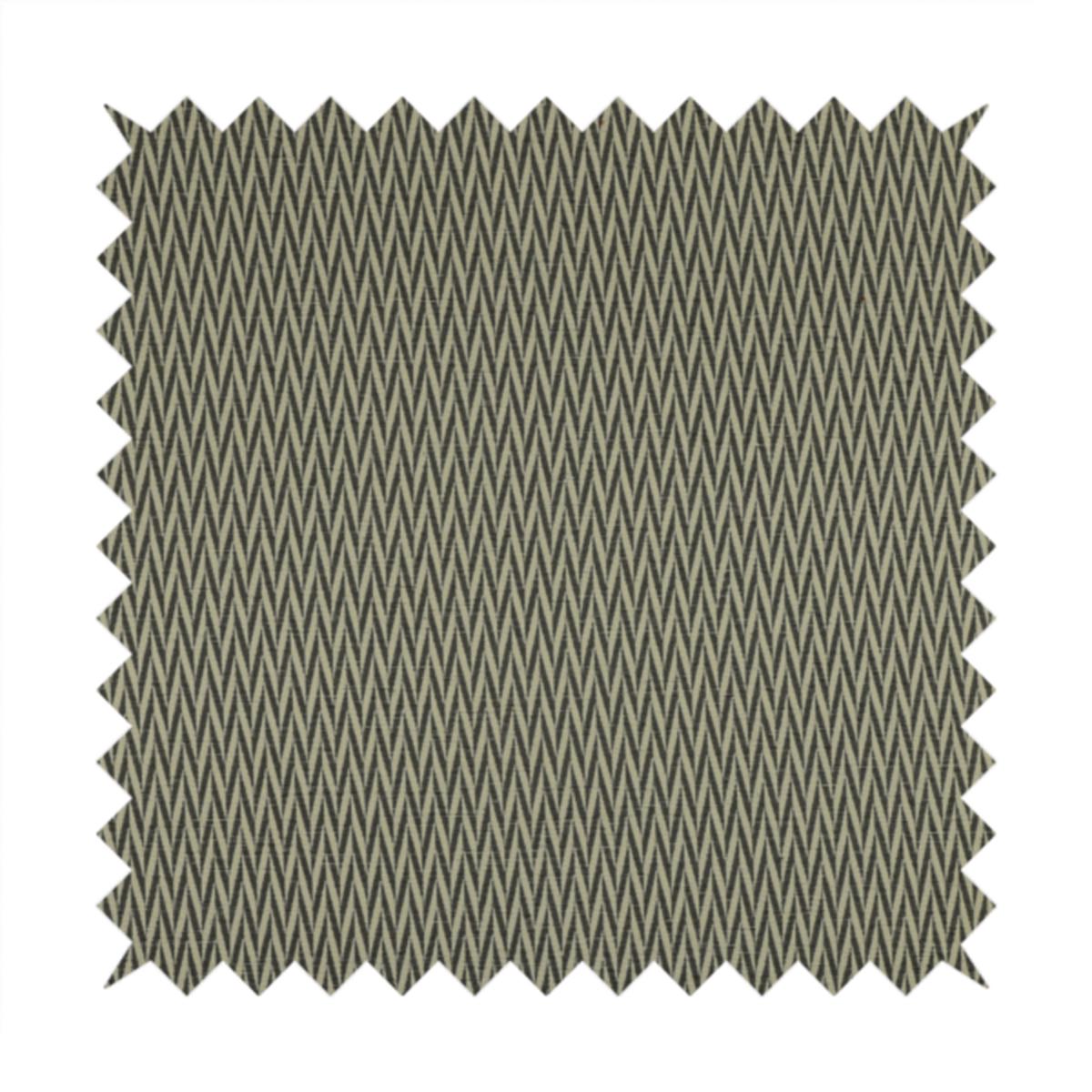 Otara Stripe Pattern Chenille Material In Grey Upholstery Fabric CTR-1227