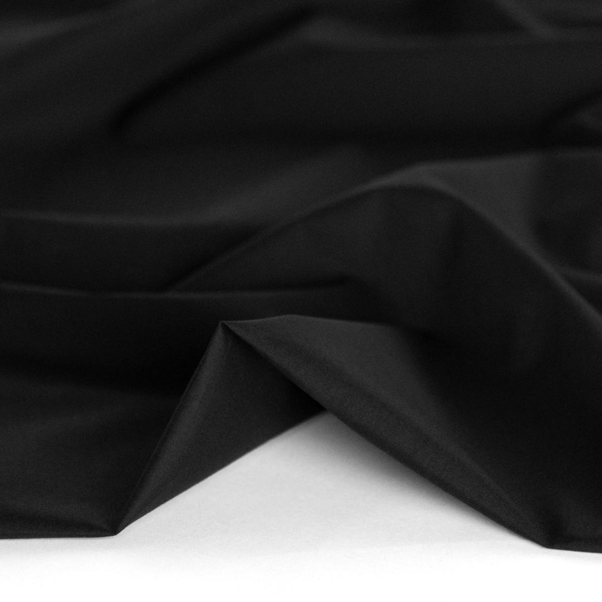 Washed Cotton Poplin - Black