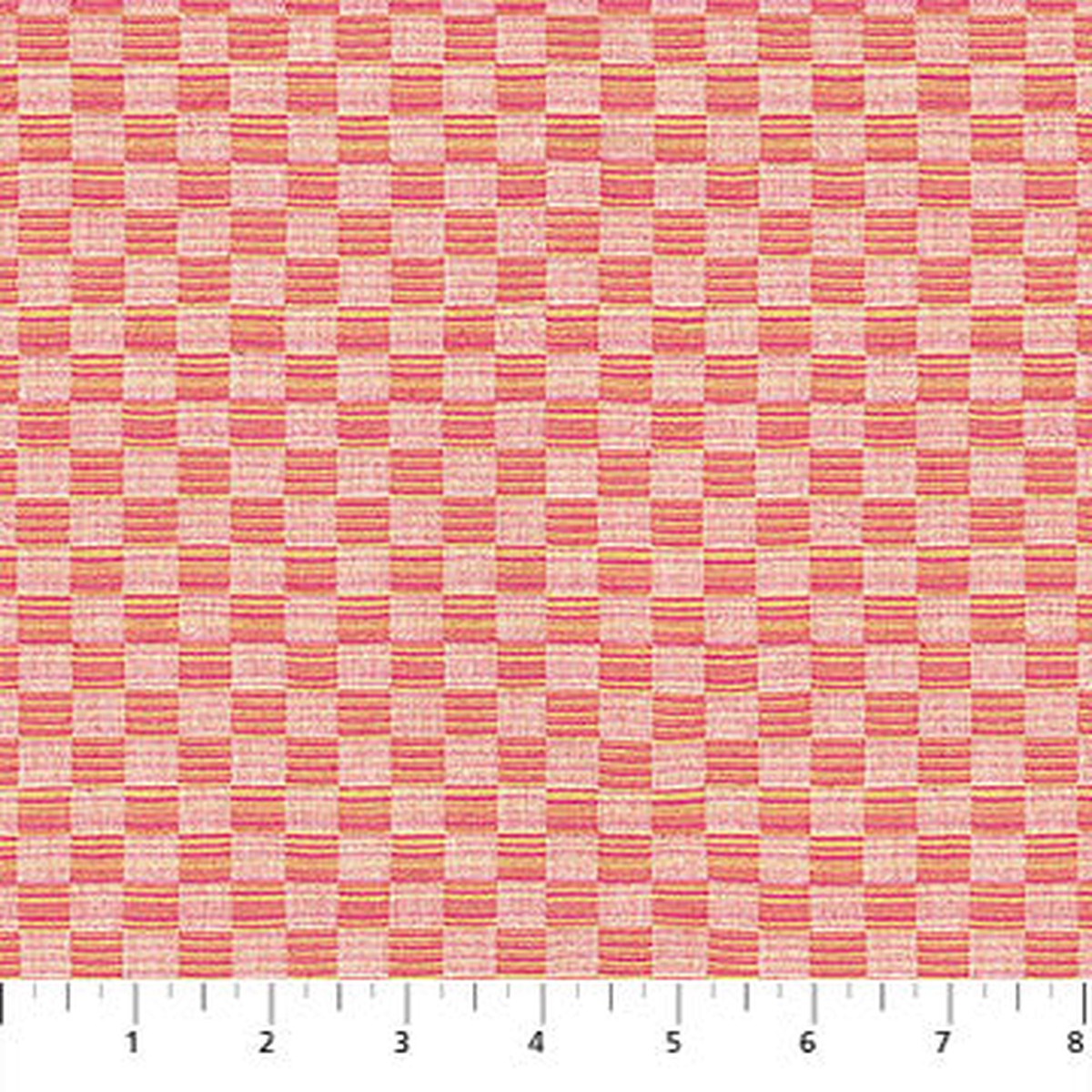 Anna Maria Textiles - Check Mates - Gameboard in Rose