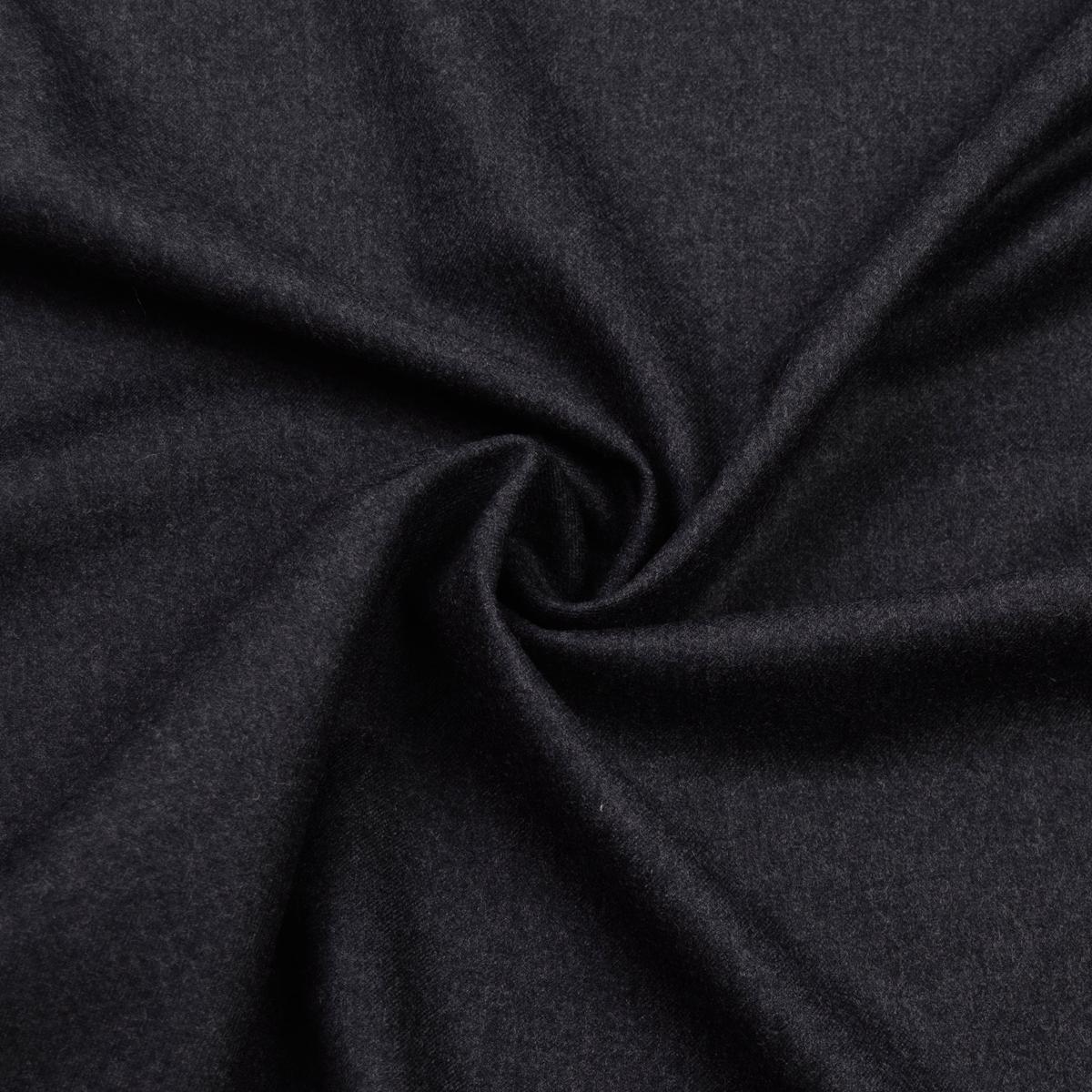 Indila Dark Grey Wool Fabric