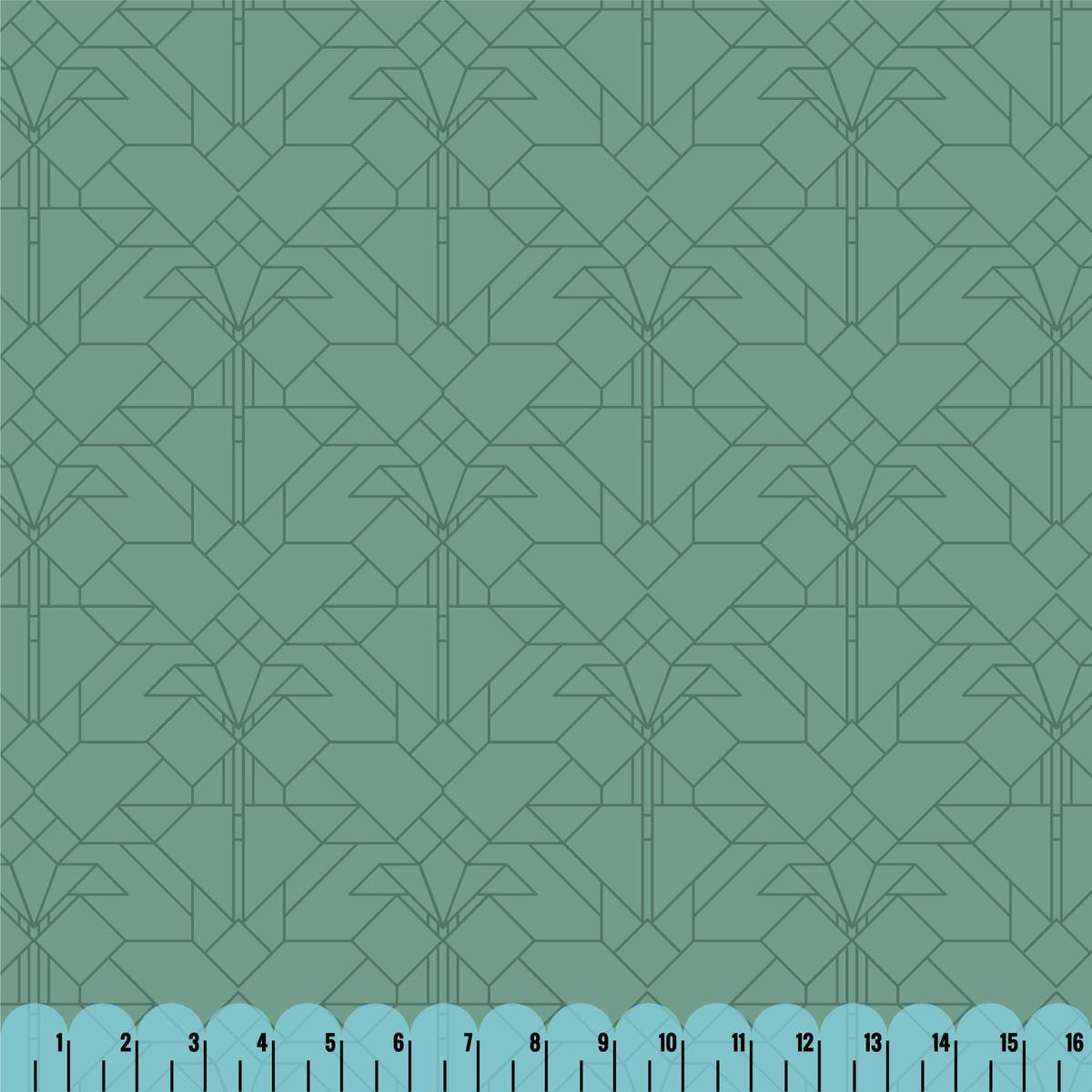 WATER Coonley Tulip 108 Wideback By Frank Lloyd Wright for Cloud9 Organic Cotton