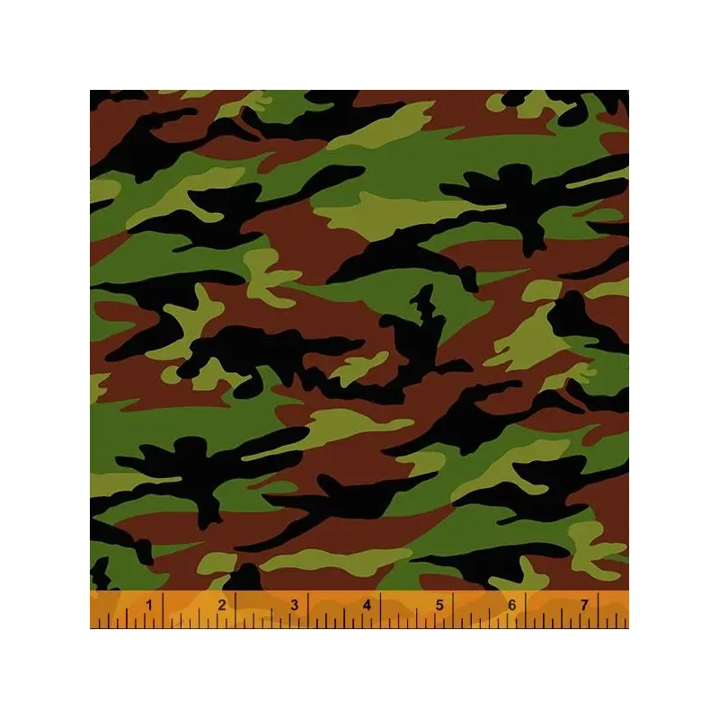 All-American Whistler Studios 53057-2 Army Camouflage Cotton