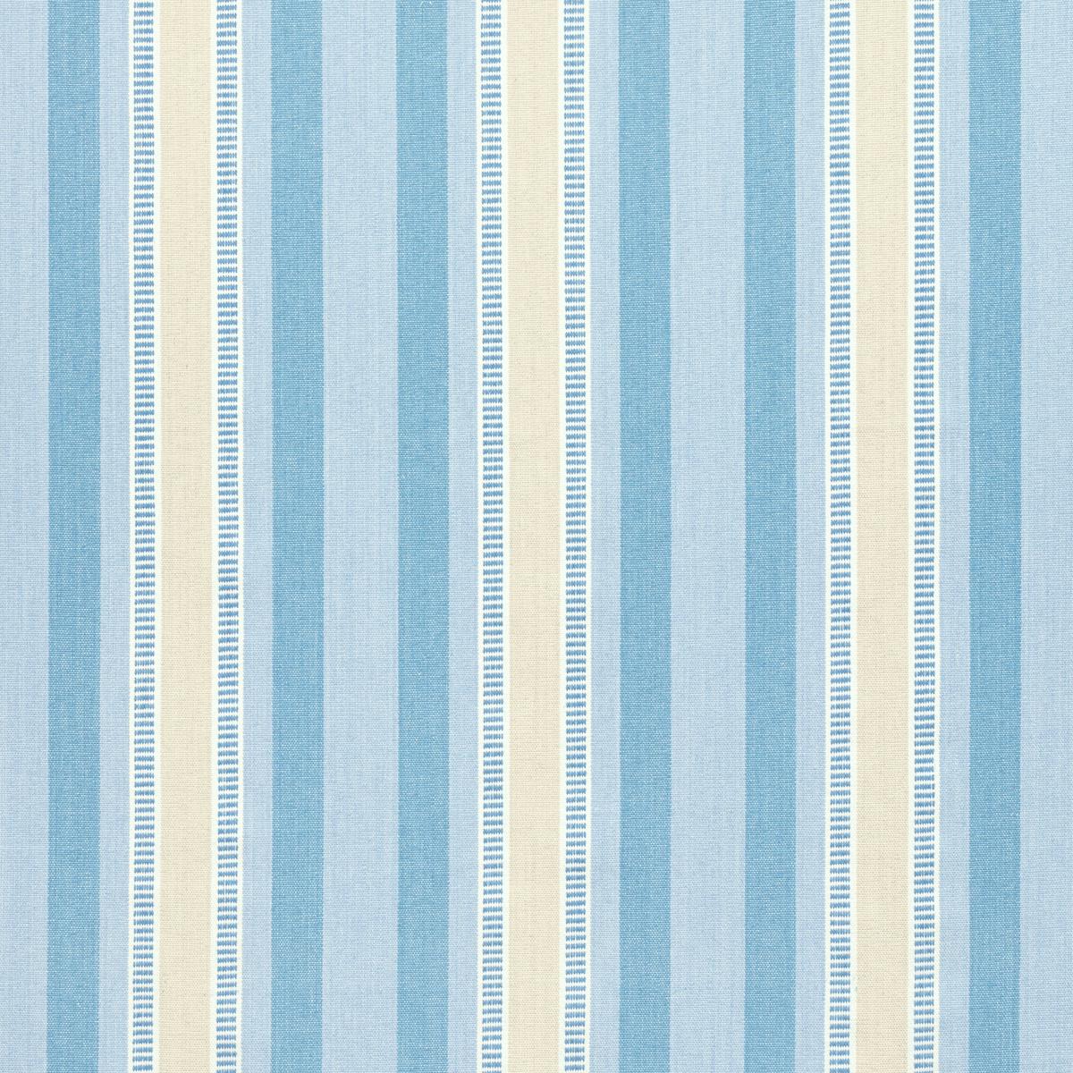 Dearden Stripe Soft Blue and Beige Fabric