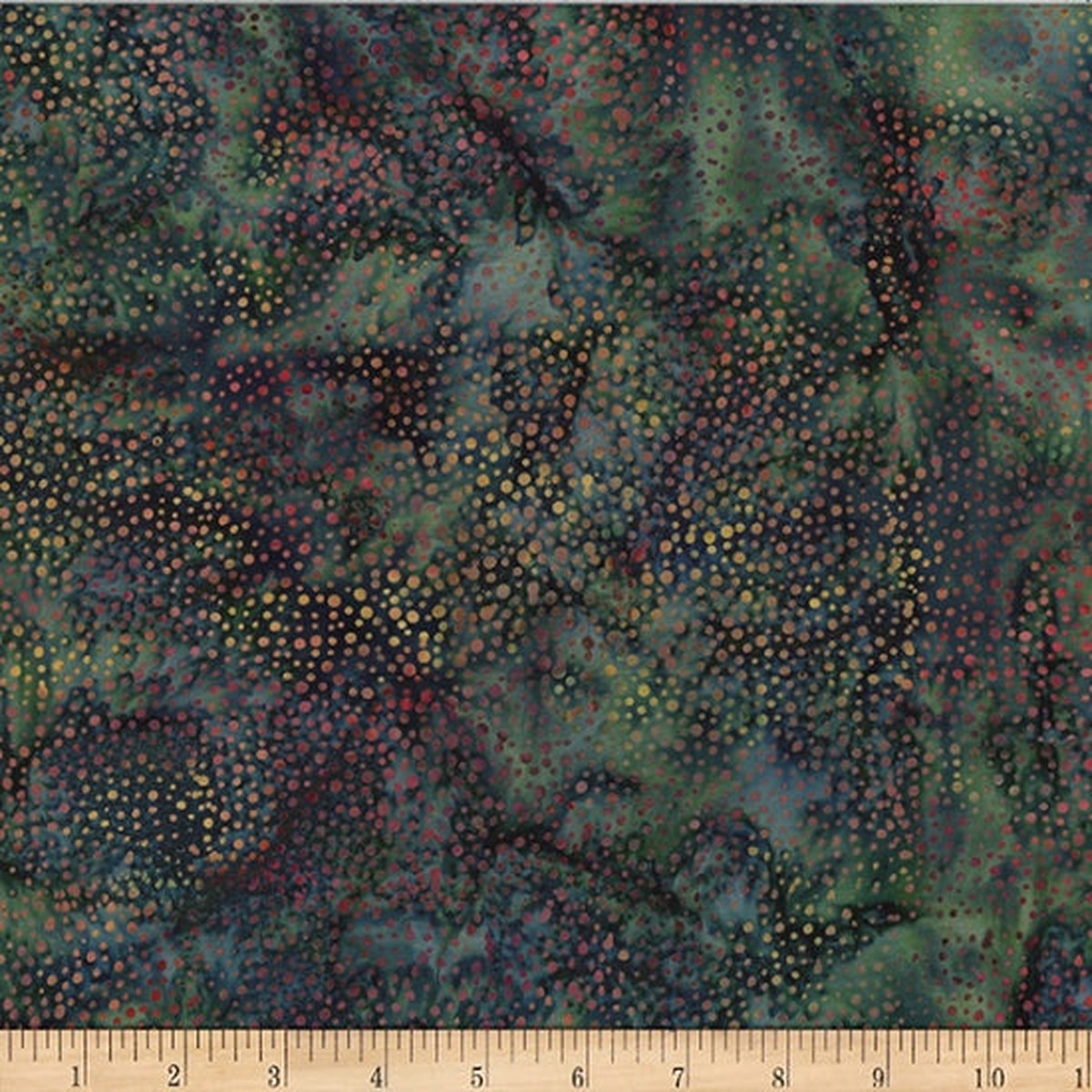 Fabric Hoffman Rosemary Bali Hand Painted Dots Batiks by the Quarter Yard 885-225