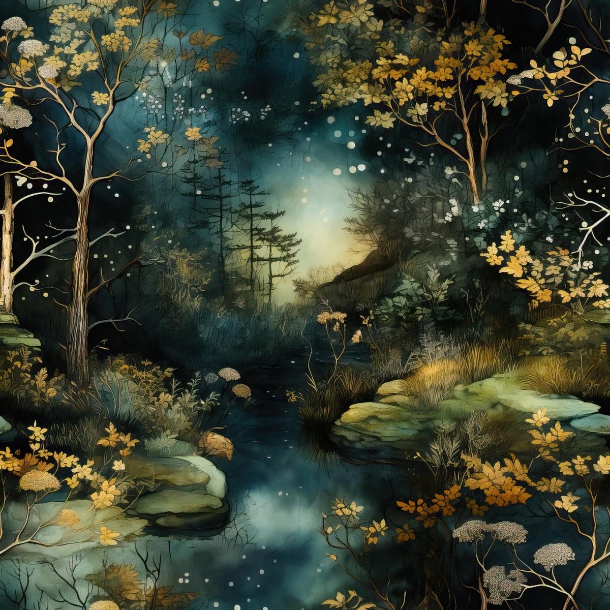 Natures Tapestry Pattern 6 Quilting Cotton Fabric