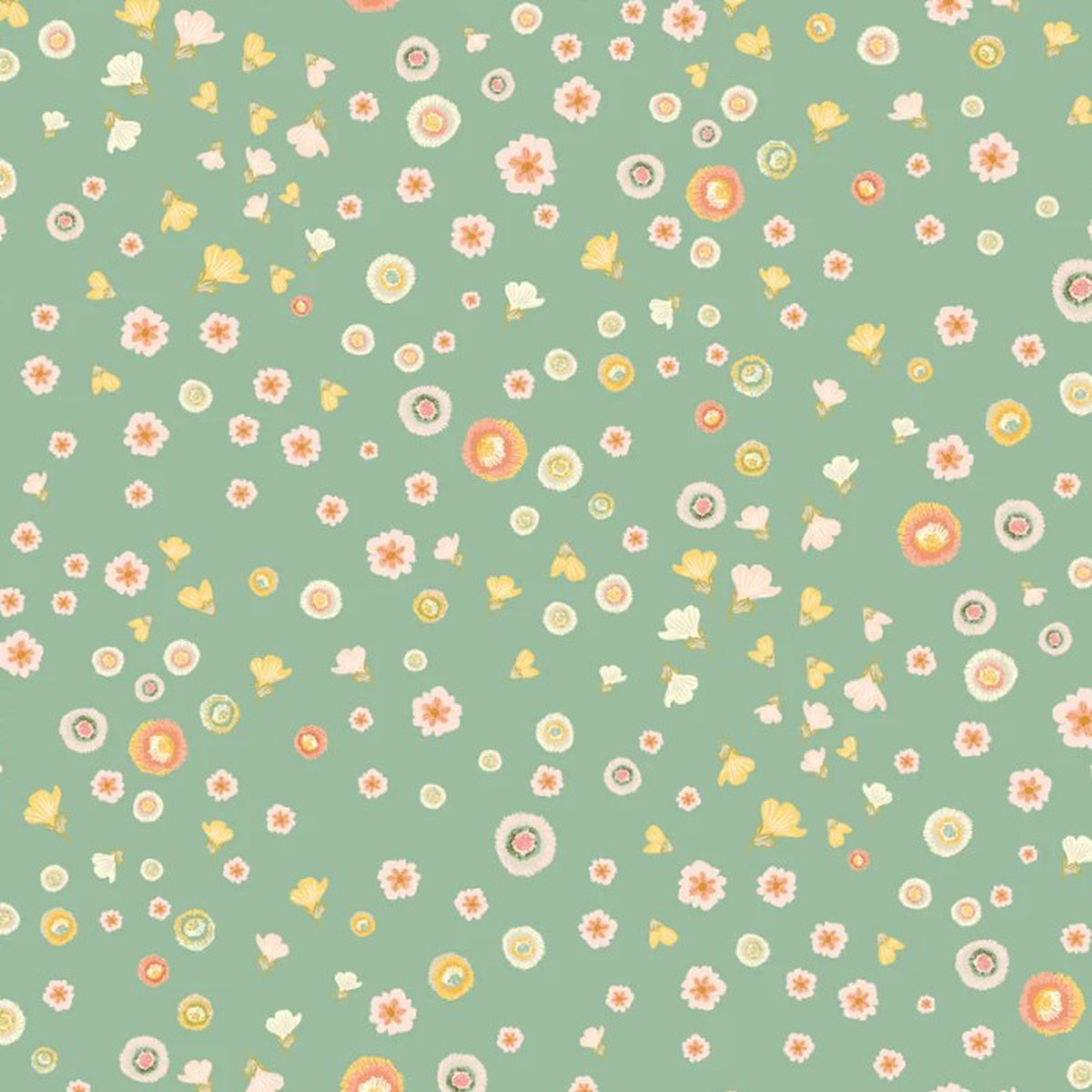 Poppie Cotton - Stardust Green - UD25714