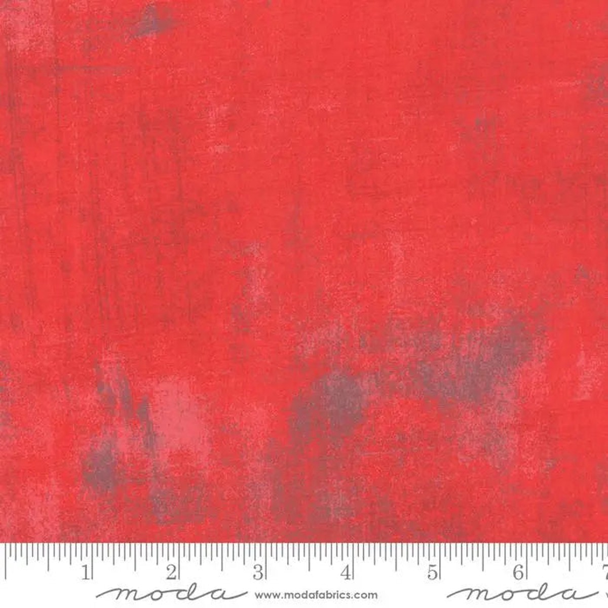 Red Grunge Basics Geranium 44"/45" Per Yard