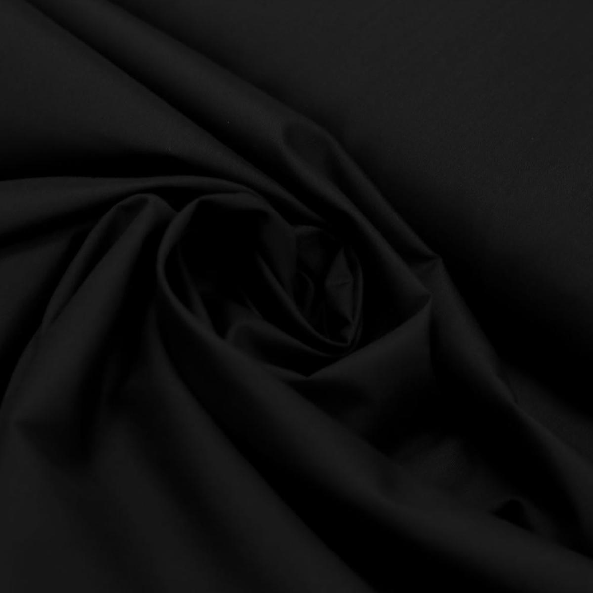 Tela Broadcloth / Tremode 45", 80% Polister, 20% Algodn - Negro
