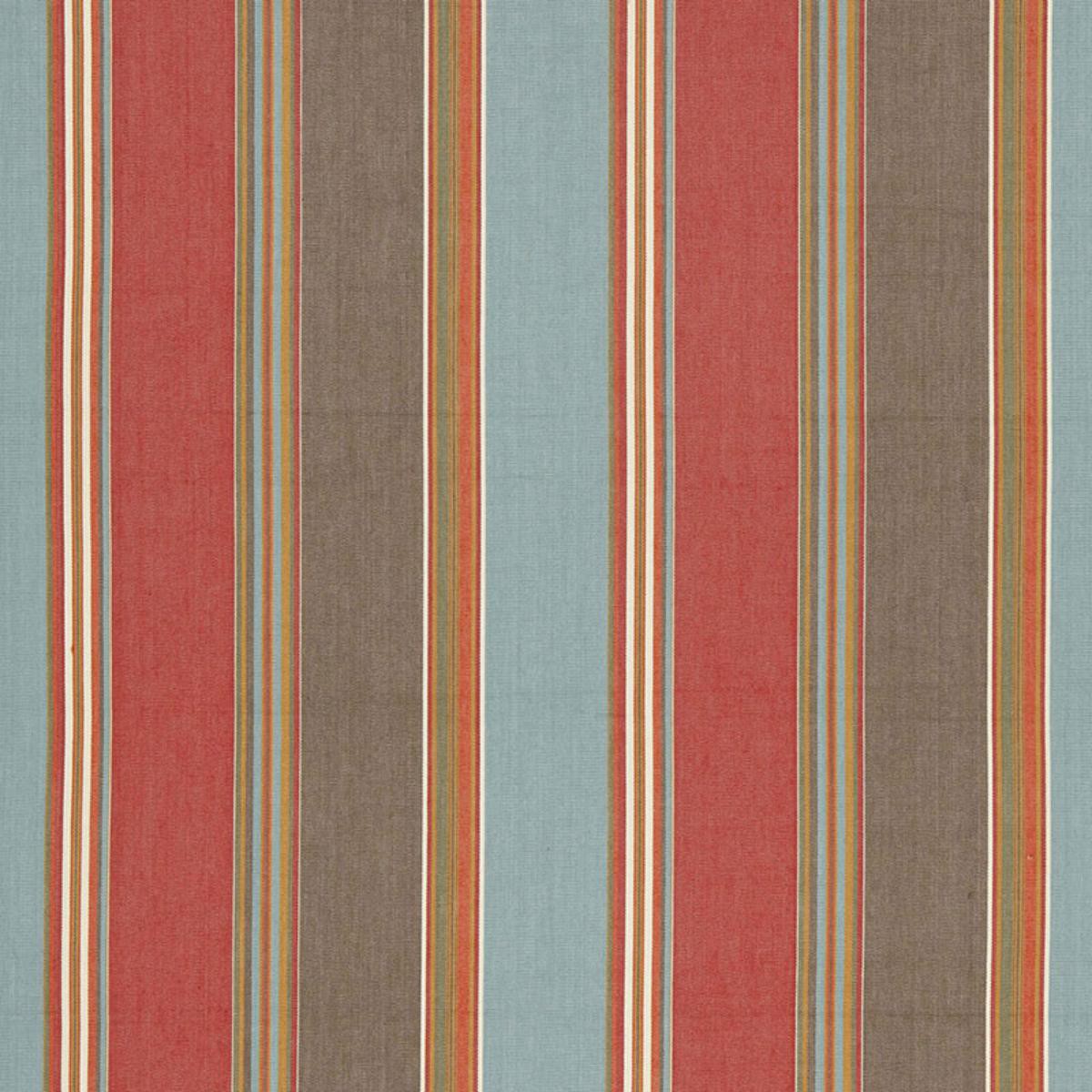 ADDISON COTTON STRIPE RED EARTH