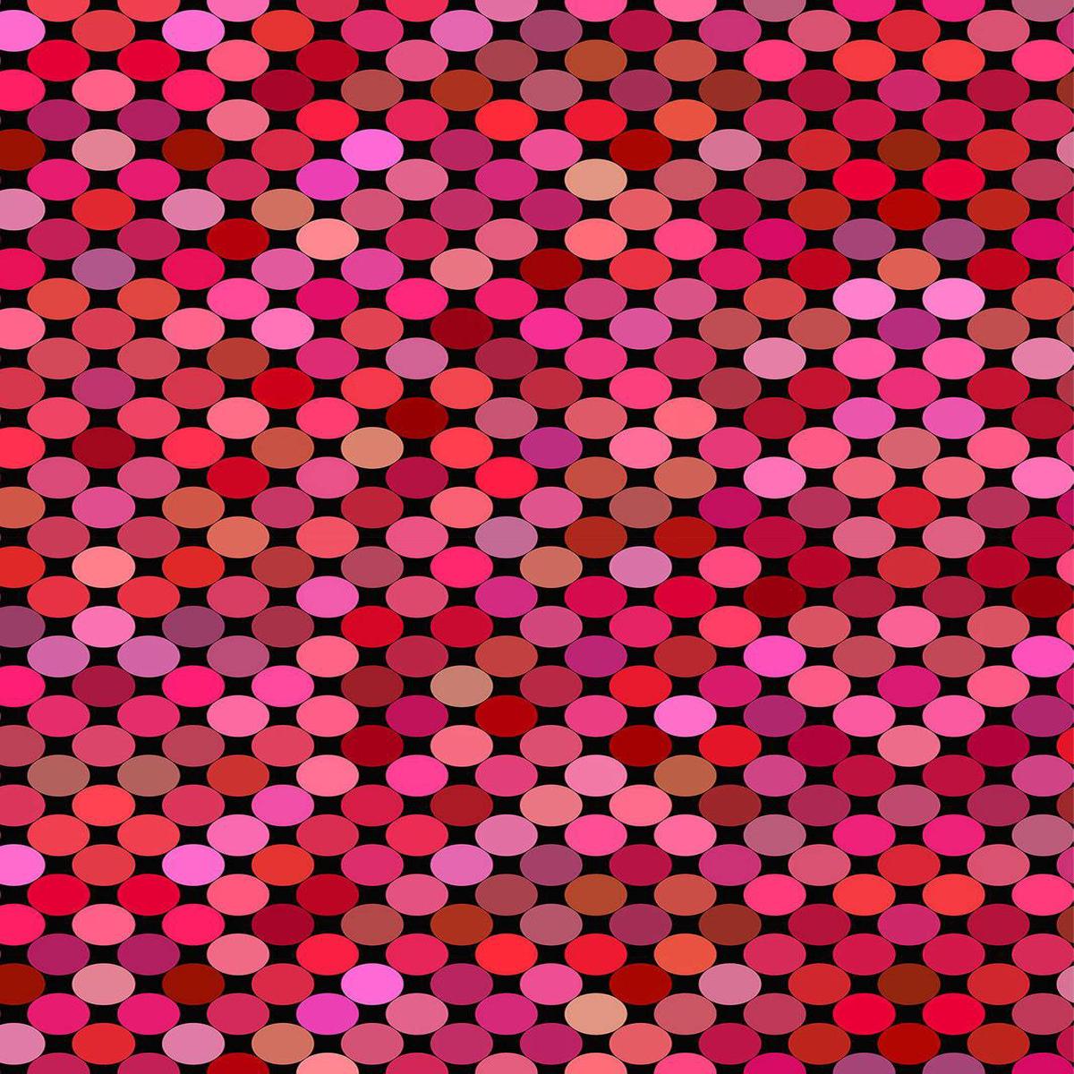 Colourful Dots Red Mix