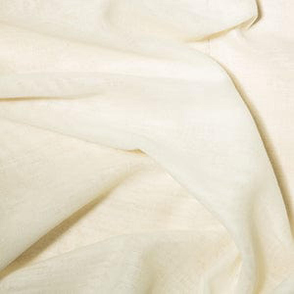 Egyptian Cotton Muslin. 150cm Wide: - Cream