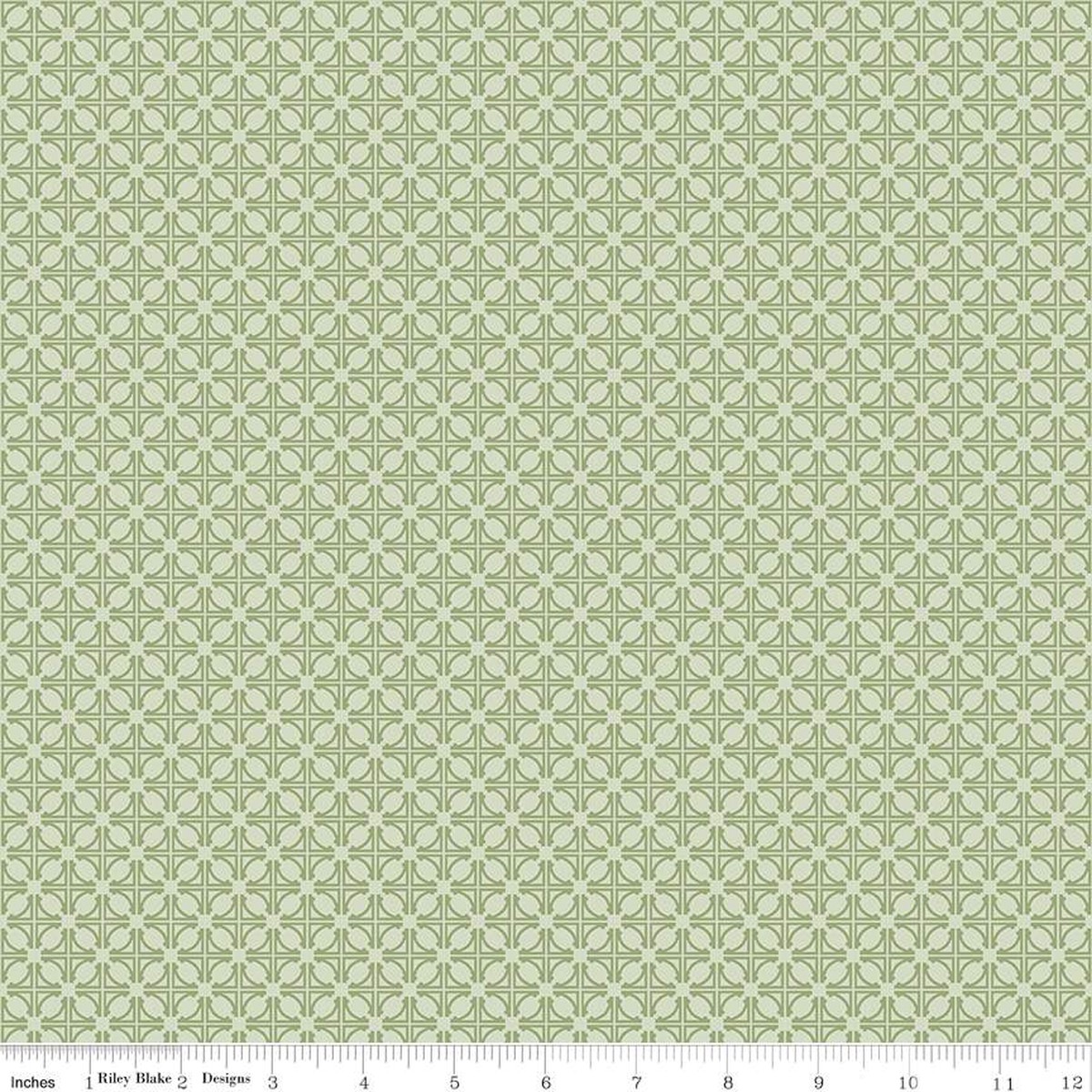 Fabric Riley Blake Sage Tile Winged Medley by the Quarter Yard C15916-SAGE