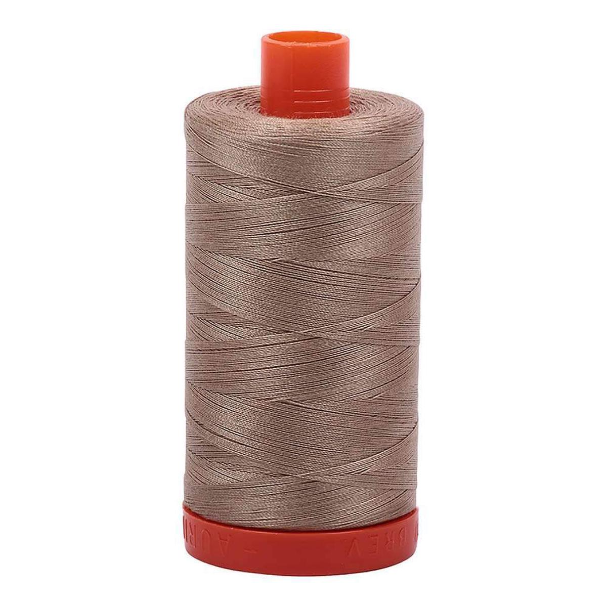 Linen 50wt Aurifil 100% Cotton Mako Thread Large Spool 1,422 yards