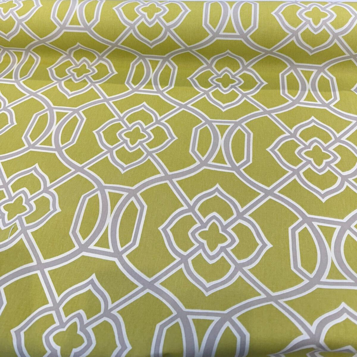 Richloom Green Trellis 45'' Drapery Upholstery Fabric By the Yard