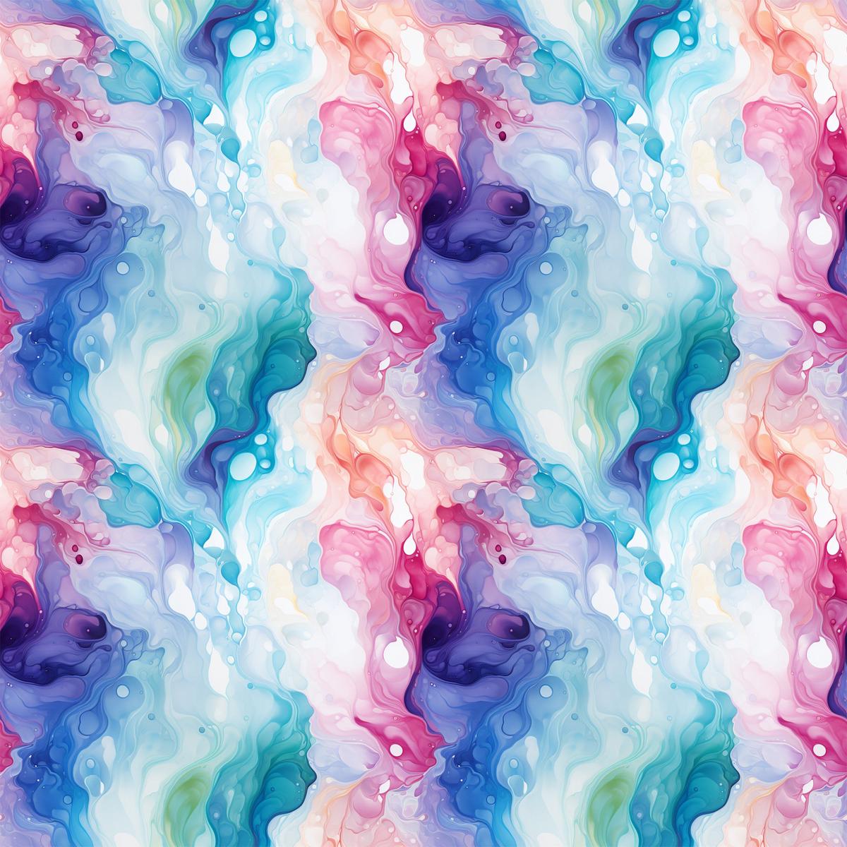 Summer Colored Marble Pattern 6 Quilting Cotton Fabric