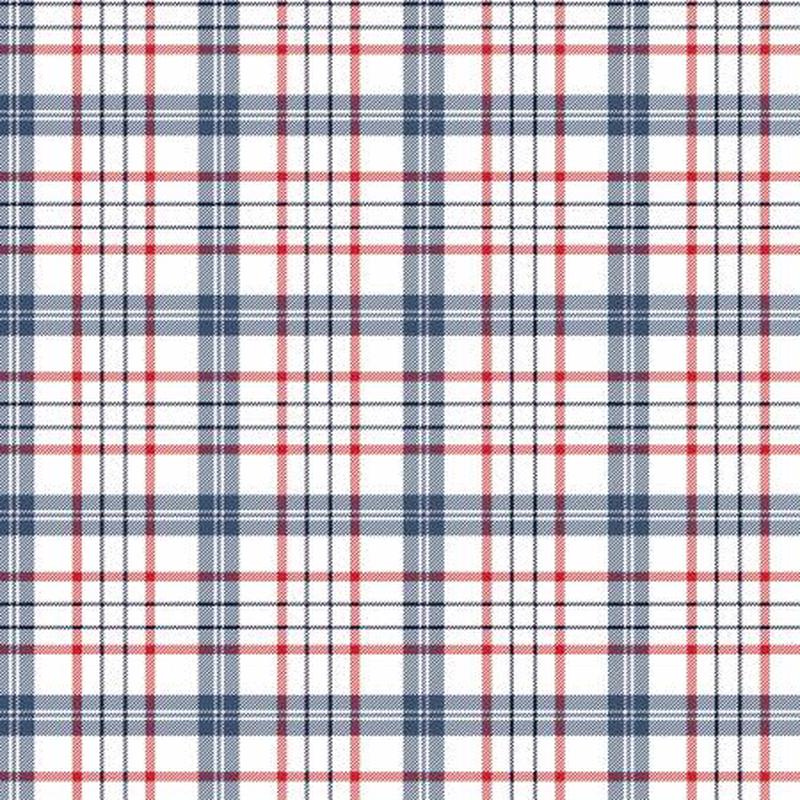 American Beauty Plaid Navy C14443R-NAVY