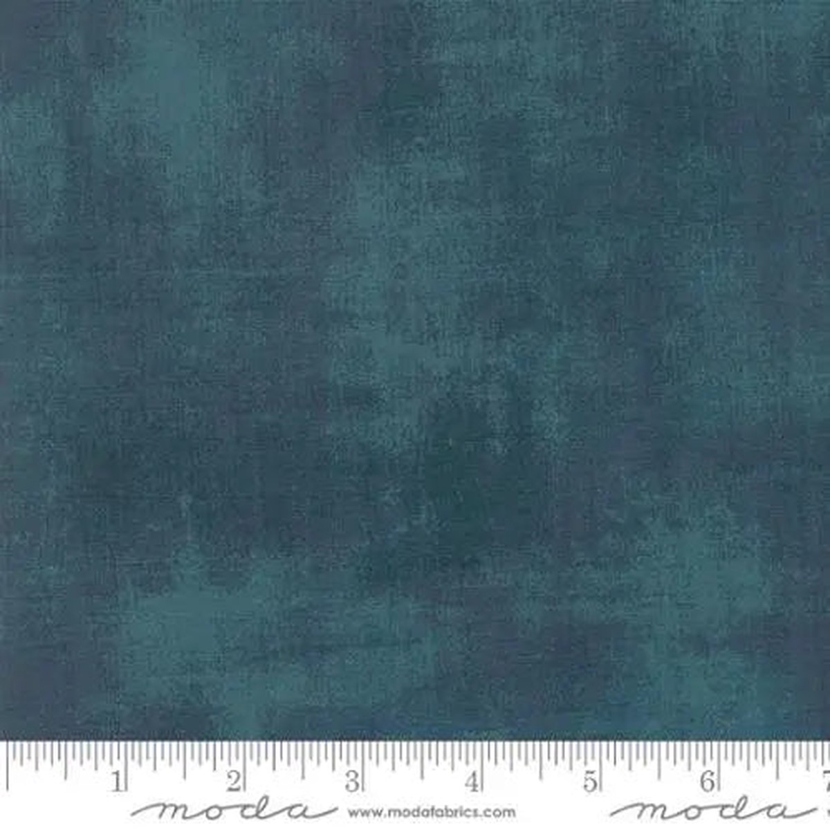 Blue Grunge Basics Deep Teal 44"/45" Fabric Per Yard