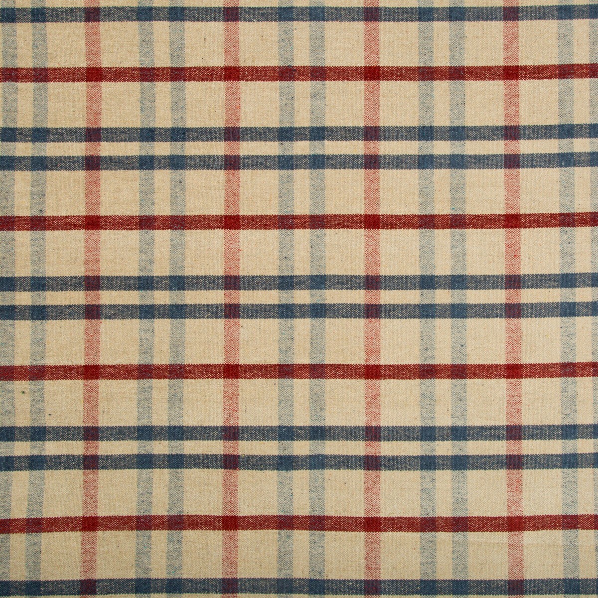 Fannin Plaid Ruby/Navy Fabric