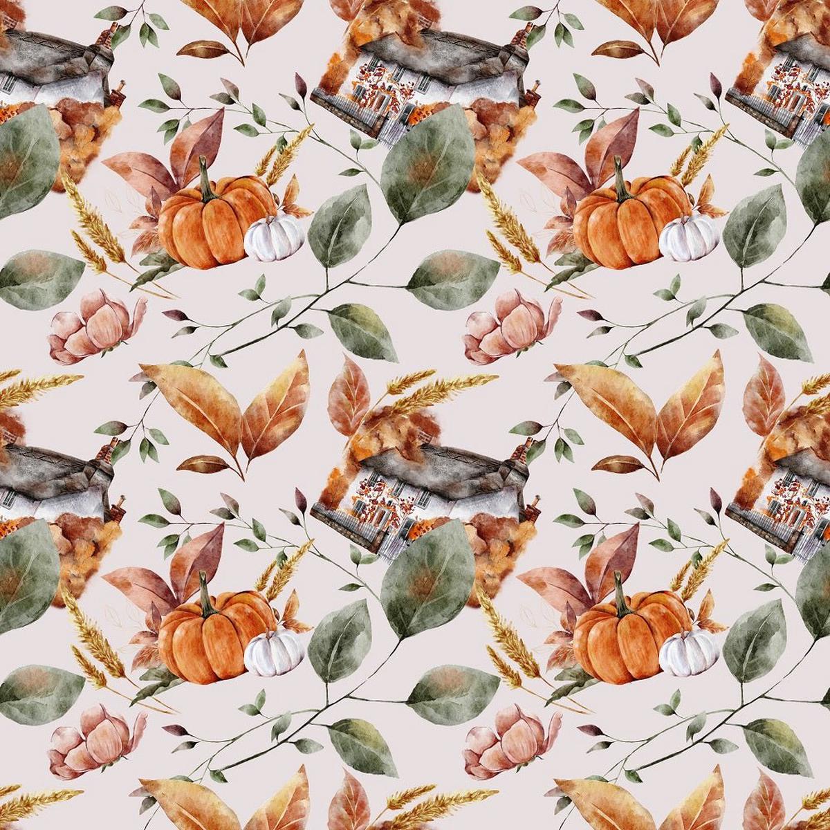 The Cottage Allover Fabric - White