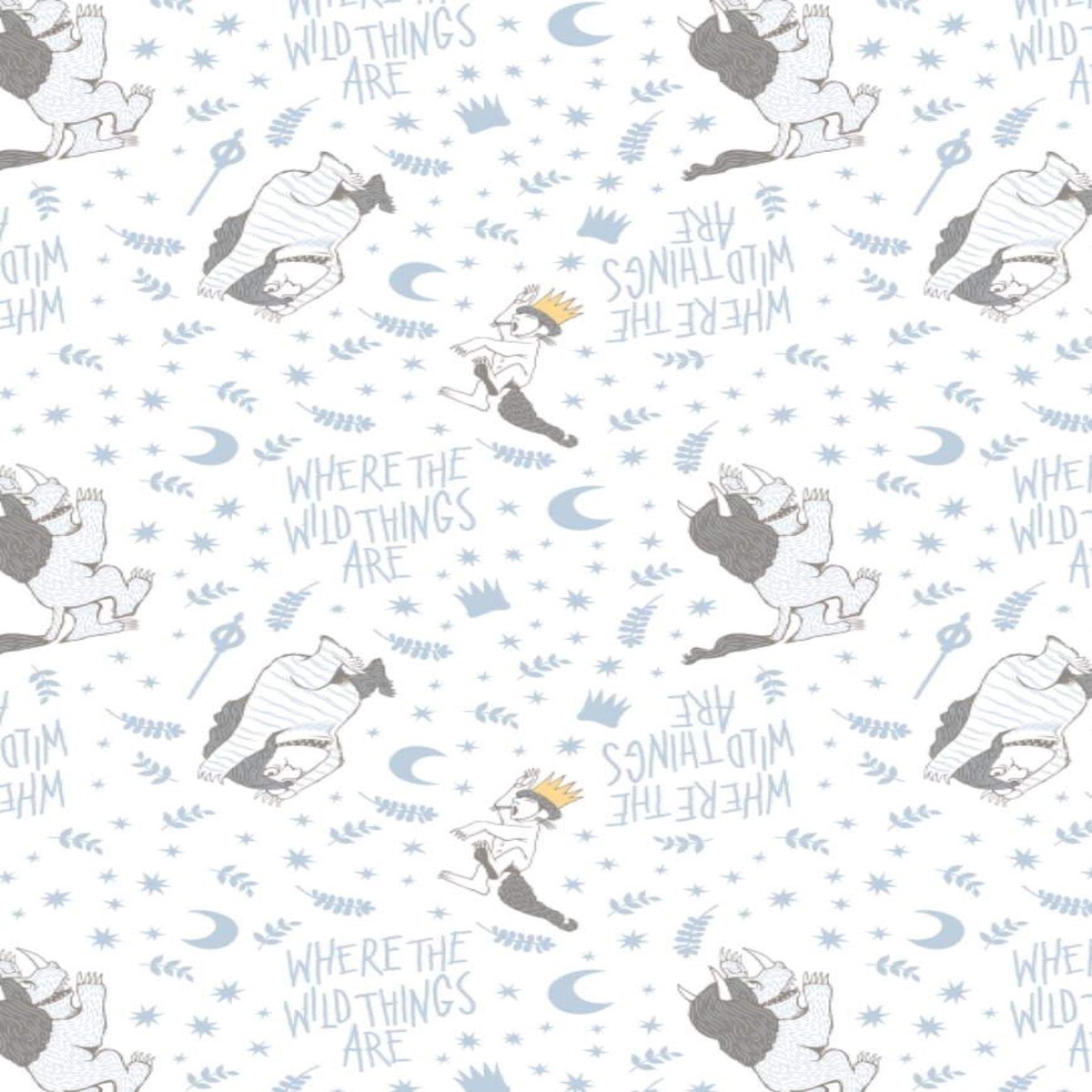 Where The Wild Things Are Wild Rumpus White / Blue