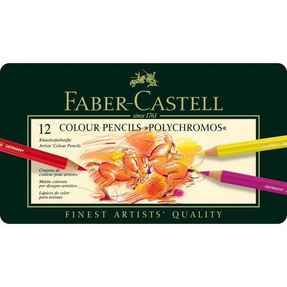 Faber Castell Polychromos Colour Pencils (12pcs)