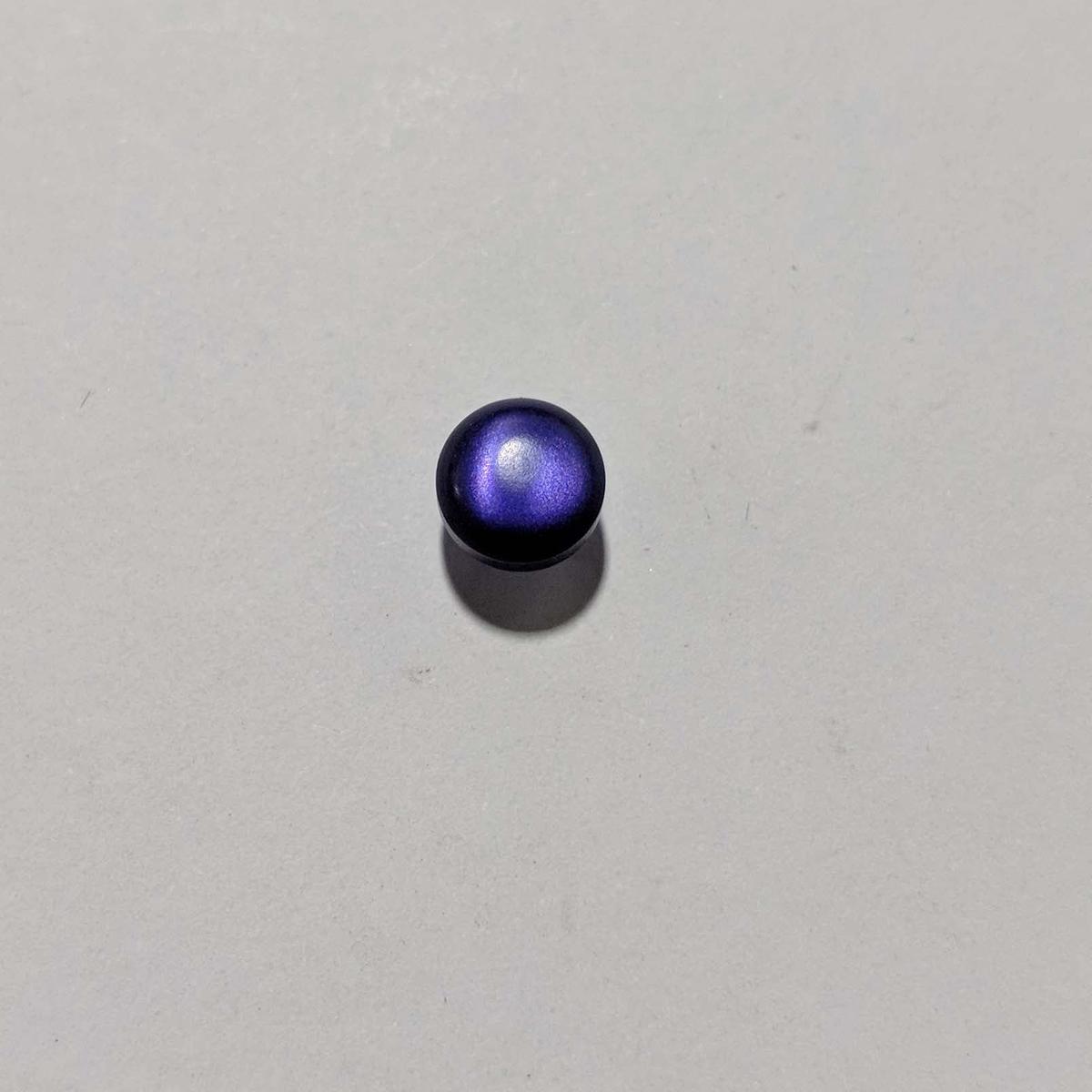 Tiny Doll or Baby Ball Plastic Button - 8mm / 5/16 inch - Dill Buttons - Purple
