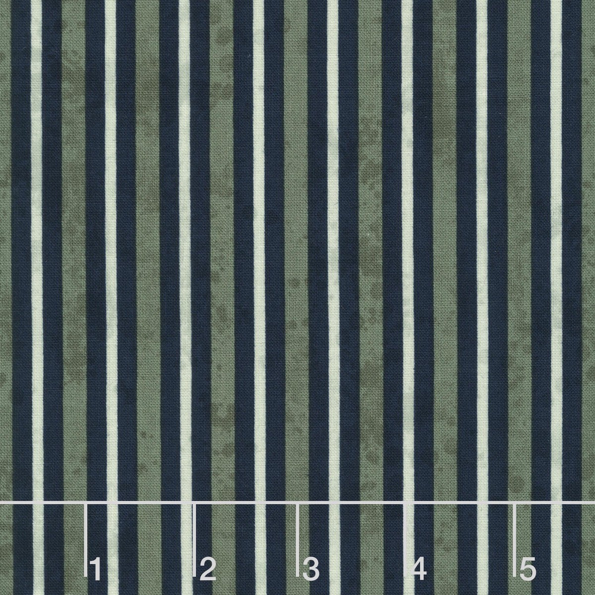 Garden Grace - Stripe Navy Yardage