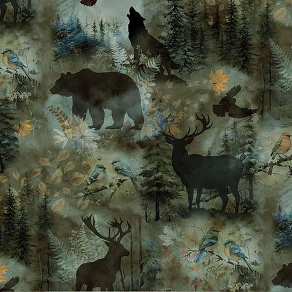 Hoffman Stag and Stone Y5799 157 Verde