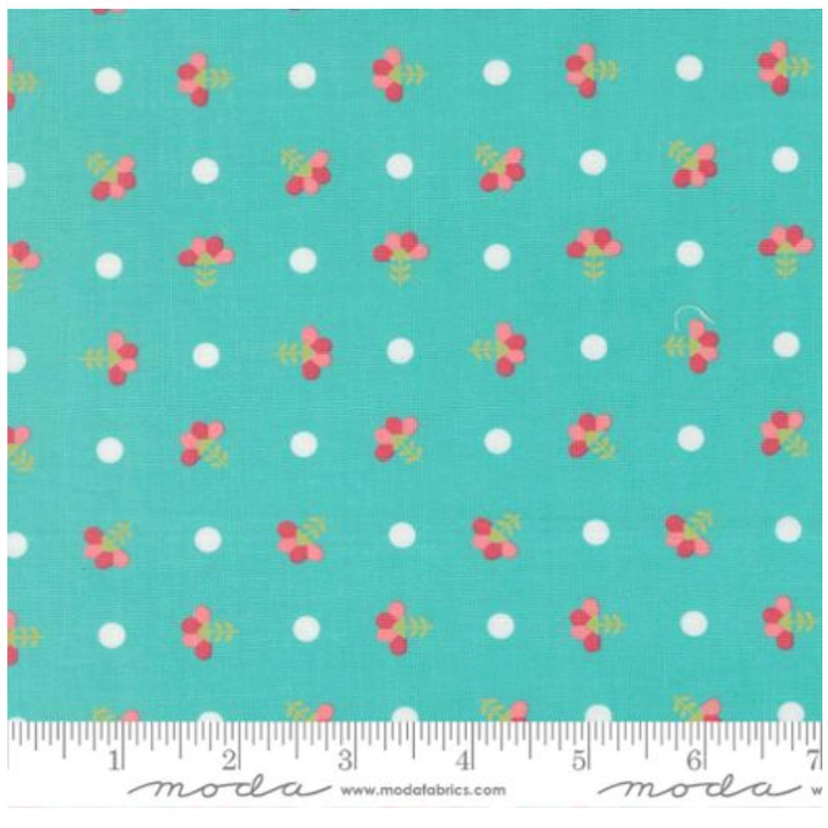 In the Garden-Dotty Sprig Floral-Bermuda
