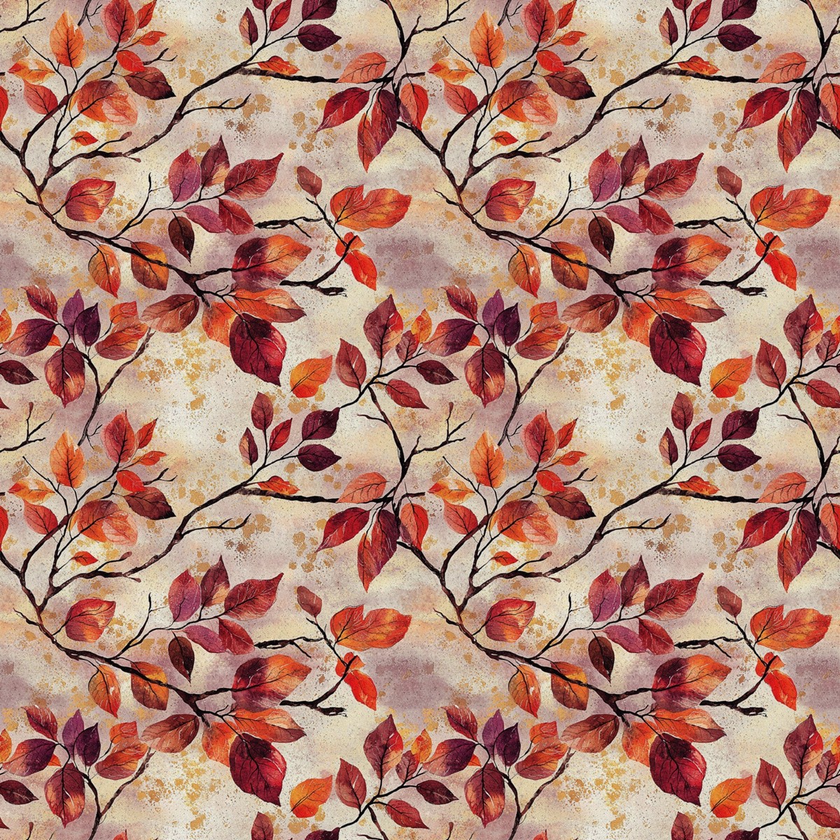 Red Cardinals Pattern 9 Quilting Cotton Fabric