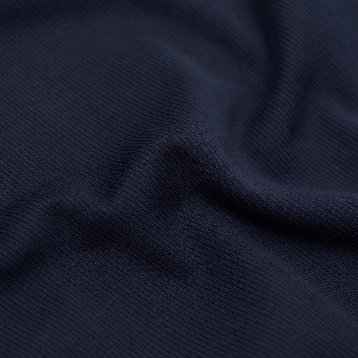 Laidback Cotton Sweatshirt Ribbing - Midnight Blue