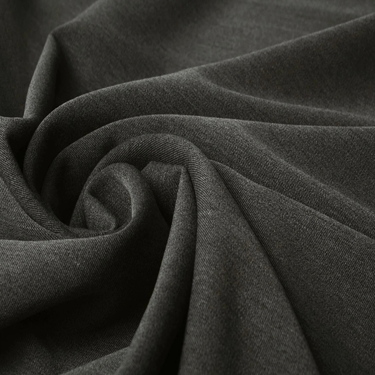 Knit fabric with elastane - grey melange 275 g/m