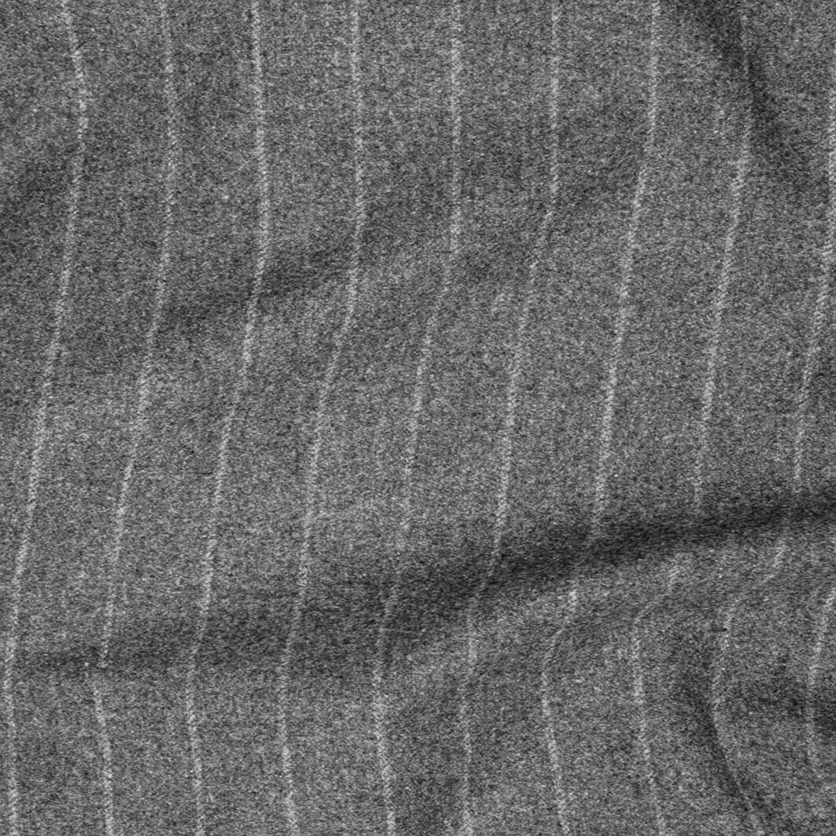 Stripe Suiting Grey Melange