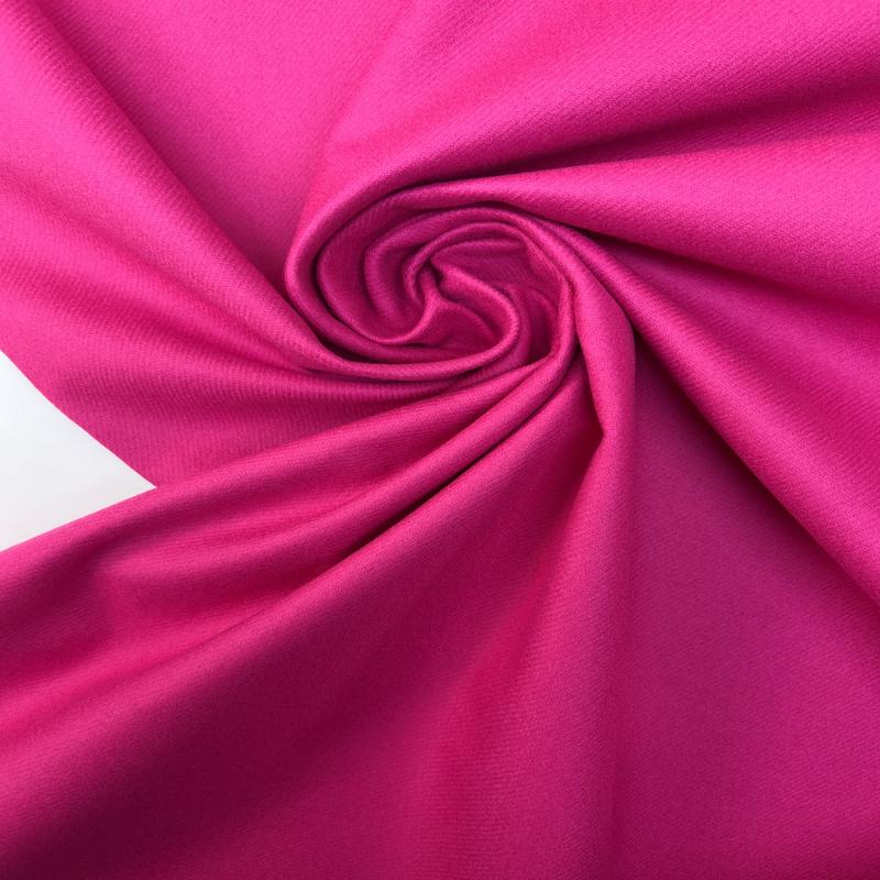 Bonded Pink Tweed Wool Fabric