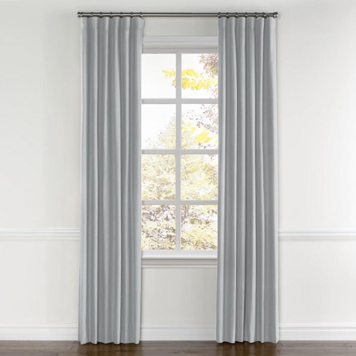 Convertible Drapery in Classic Linen - Gray