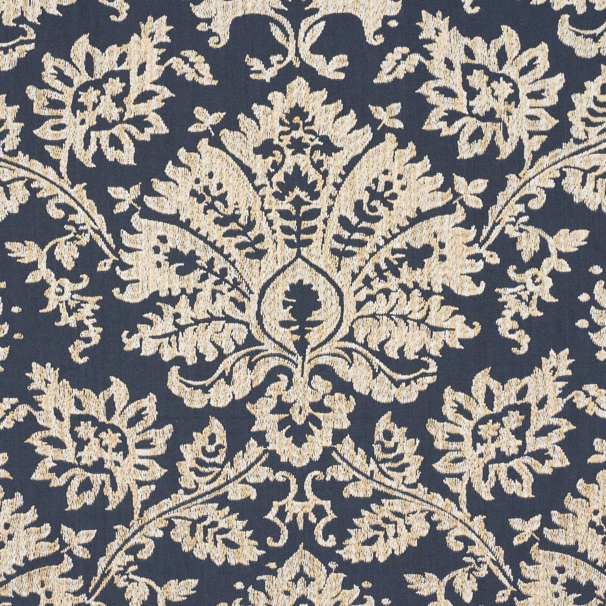 Gianna Embroidery - Indigo - Schumacher 86161 Fabric