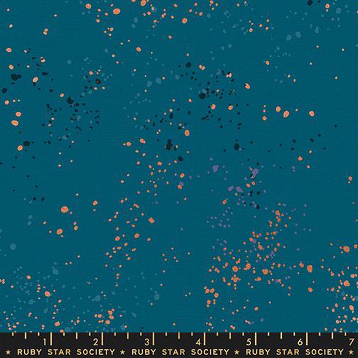 Speckled Canvas Metallic Teal Turquoise Rashida Coleman Hale Ruby Star Society Moda 70% Cotton 30% Linen Fabric MD-RS1117-53LM