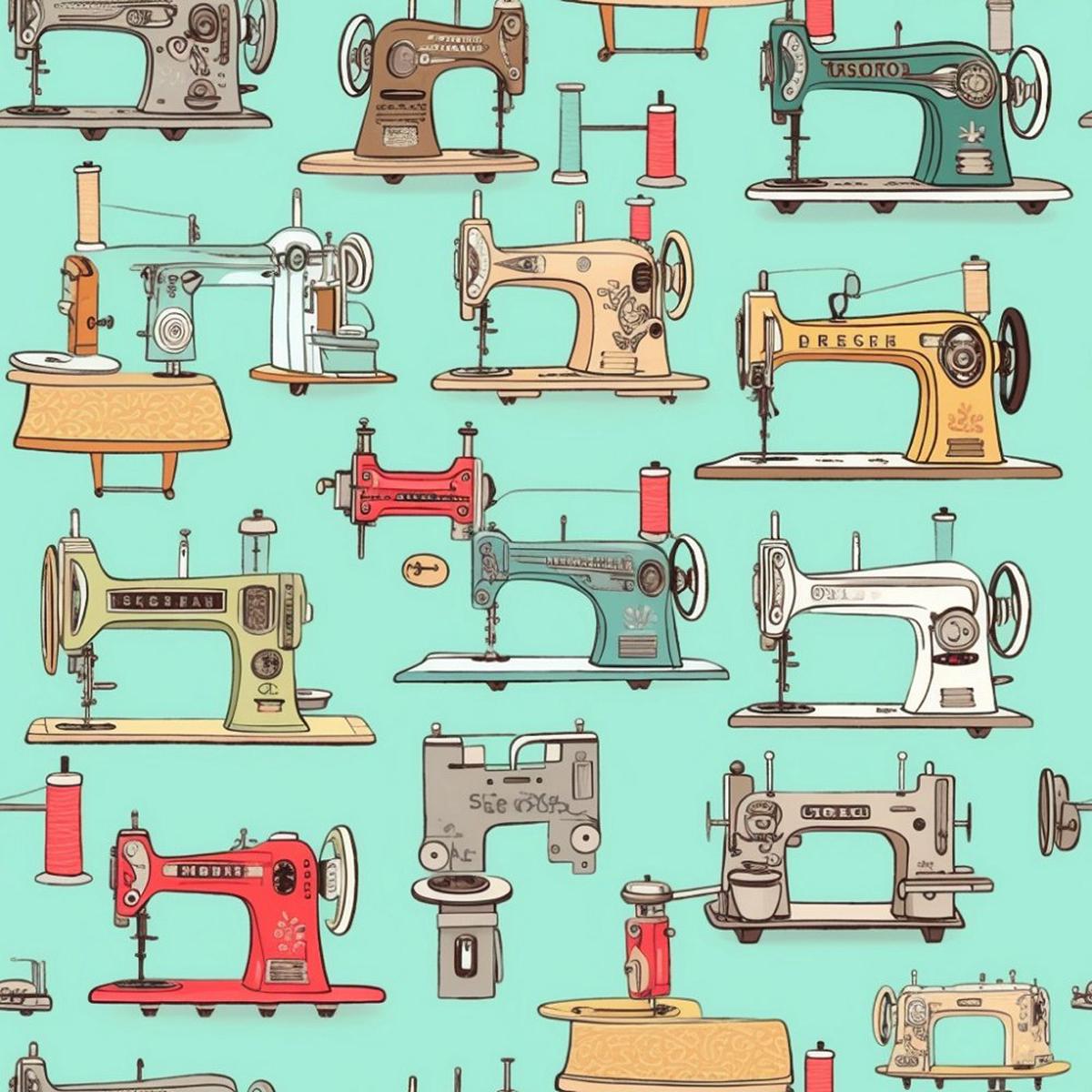 Vintage Sewing Party Supplies 7 Fabric