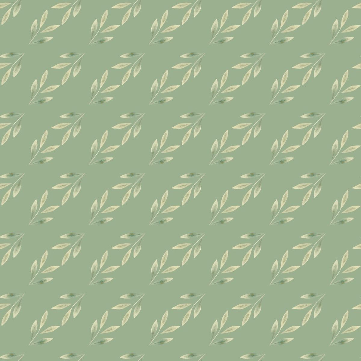 Bloom Time Leaves Pattern 2 Quilting Cotton Fabric