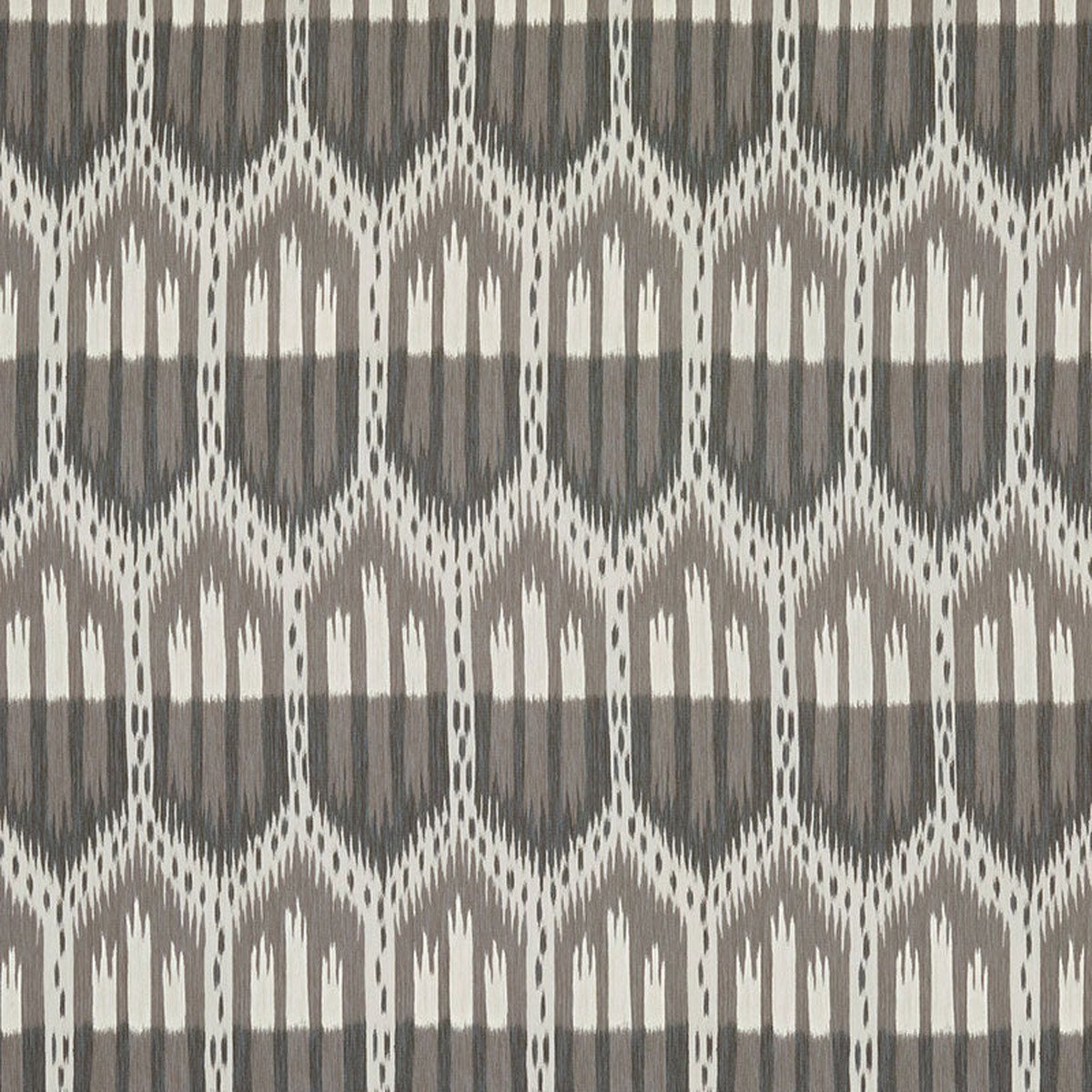 Bukhara Ikat Linen Fabric