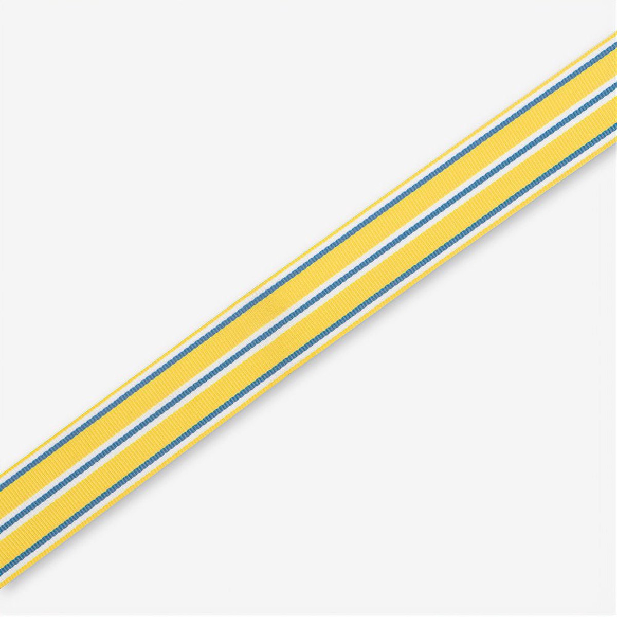 Polyester Tape Stripe Blue/Yellow/White 30mm
