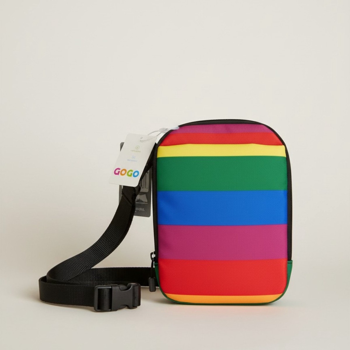 Waterproof Cell Phone Holder Crossbody Bag - Rainbow