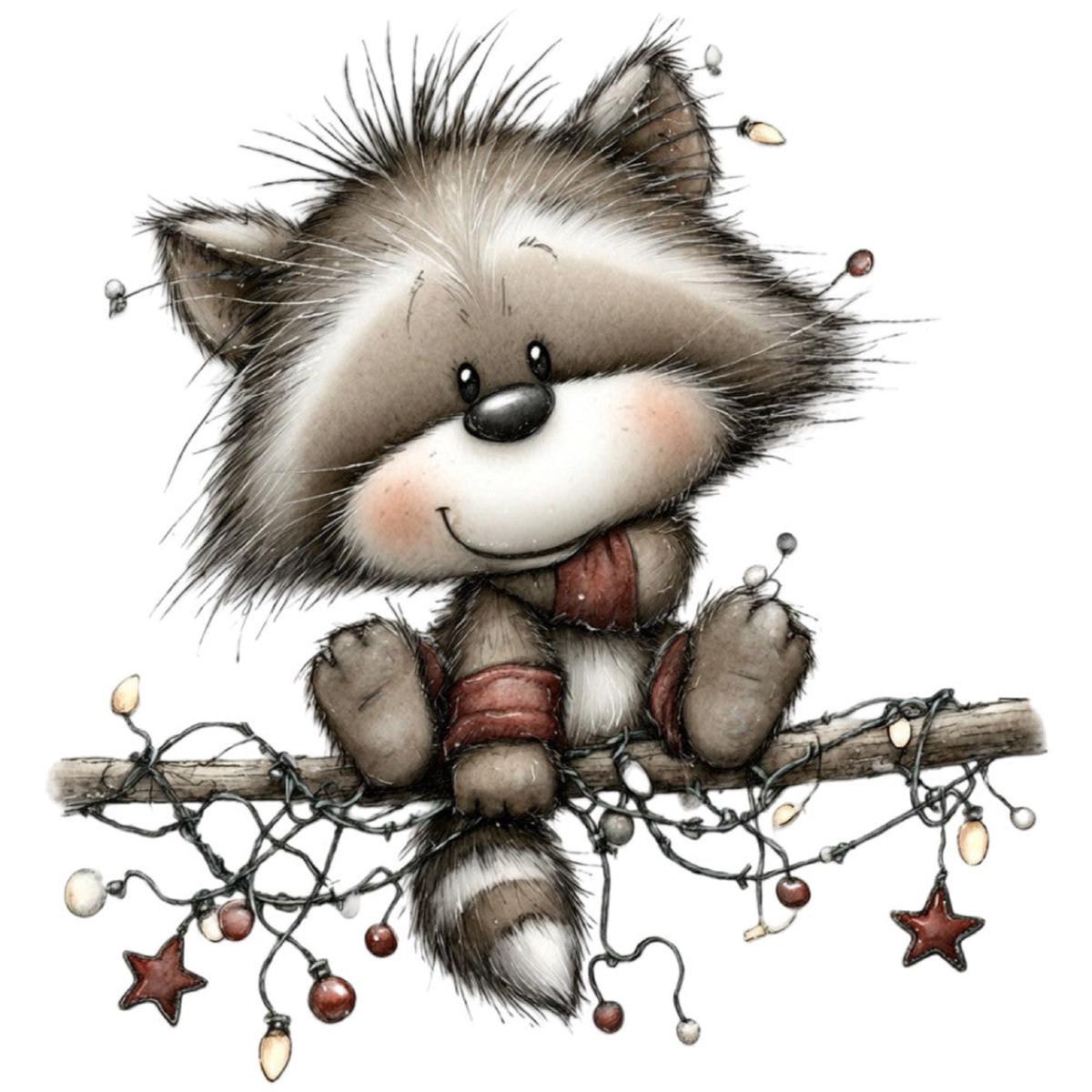 1st Whimsical Christmas Fabric Panel 146